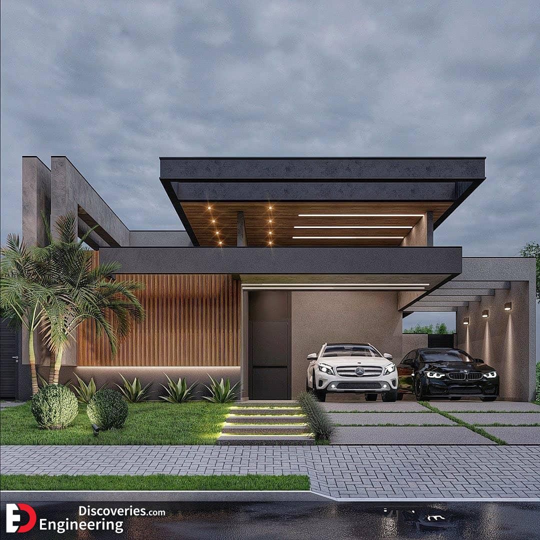 طراحی نما مدرن ویلا لوکس